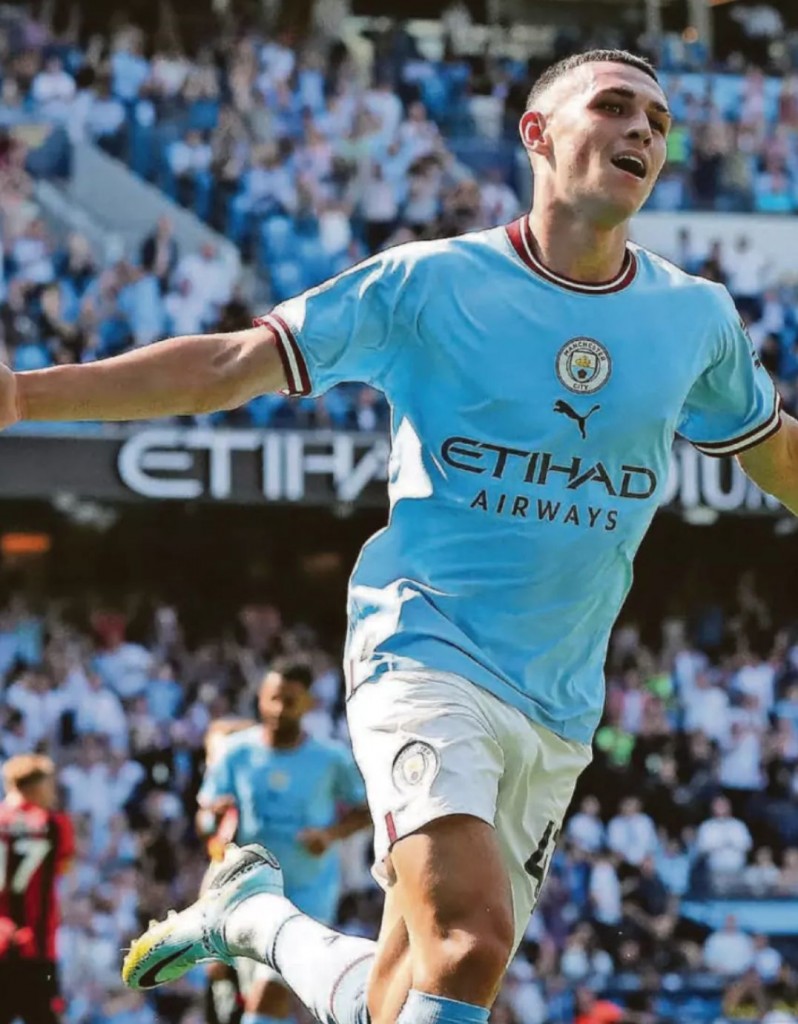 Bournemouth home 2022 to 23 foden goal