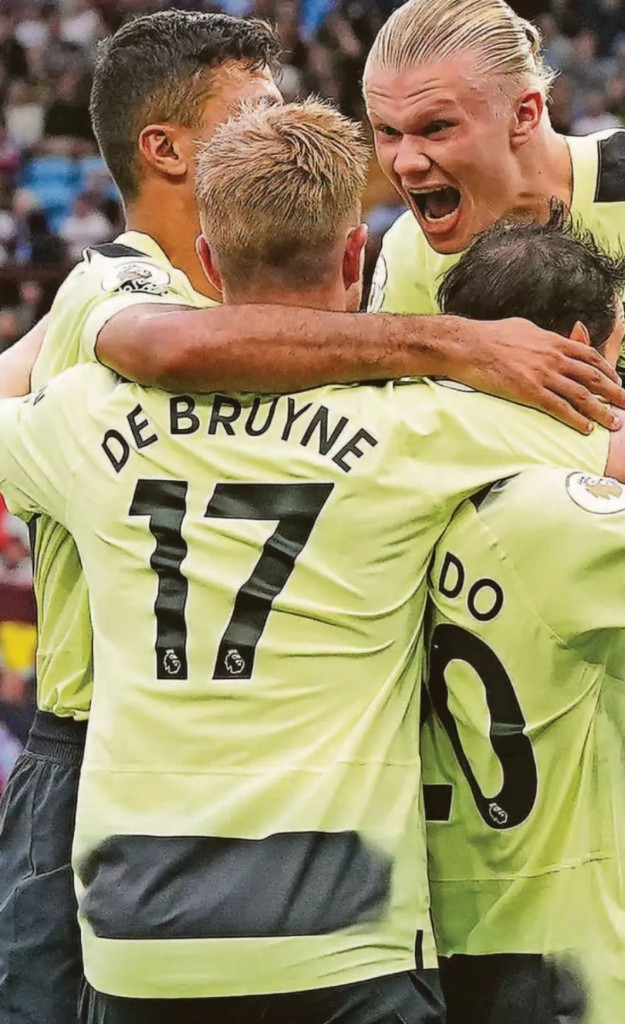 aston villa away 2022 to 23 haaland goal