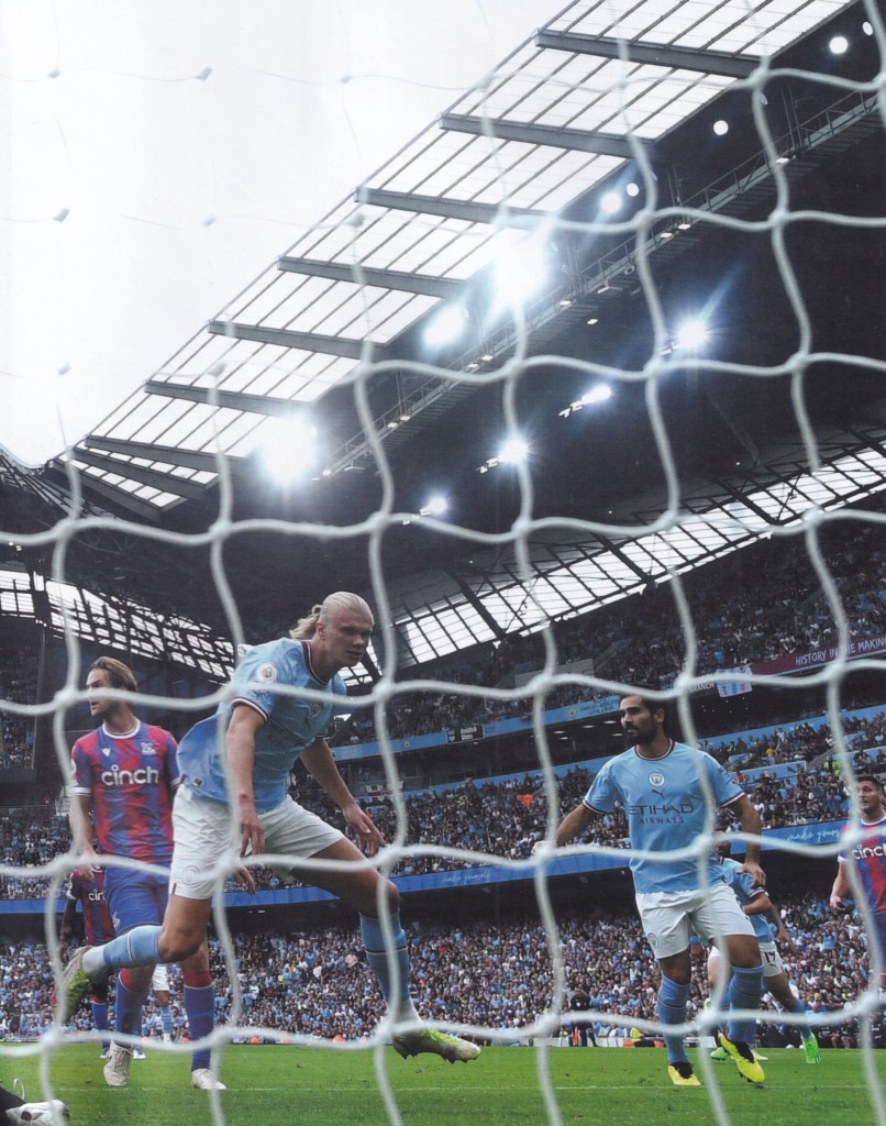 crystal palace home 2022 to 23 1st haaland goal