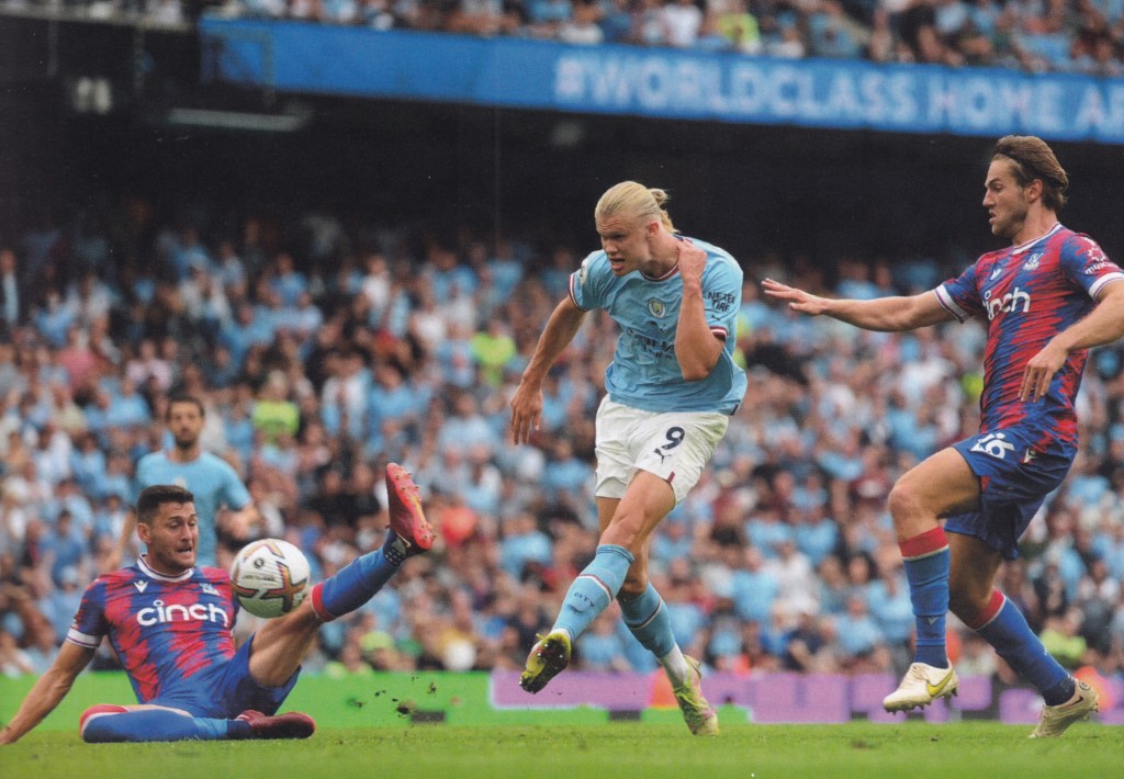 crystal palace home 2022 to 23 3rd haaland goal