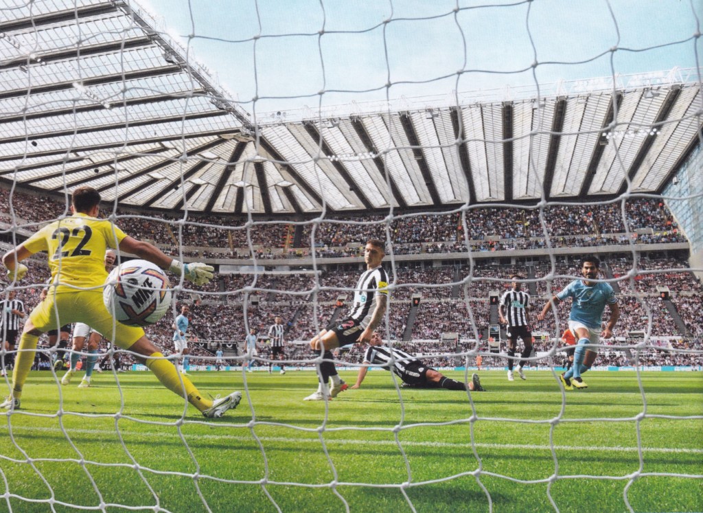 newcastle away 2022 to 23 gundogan goal