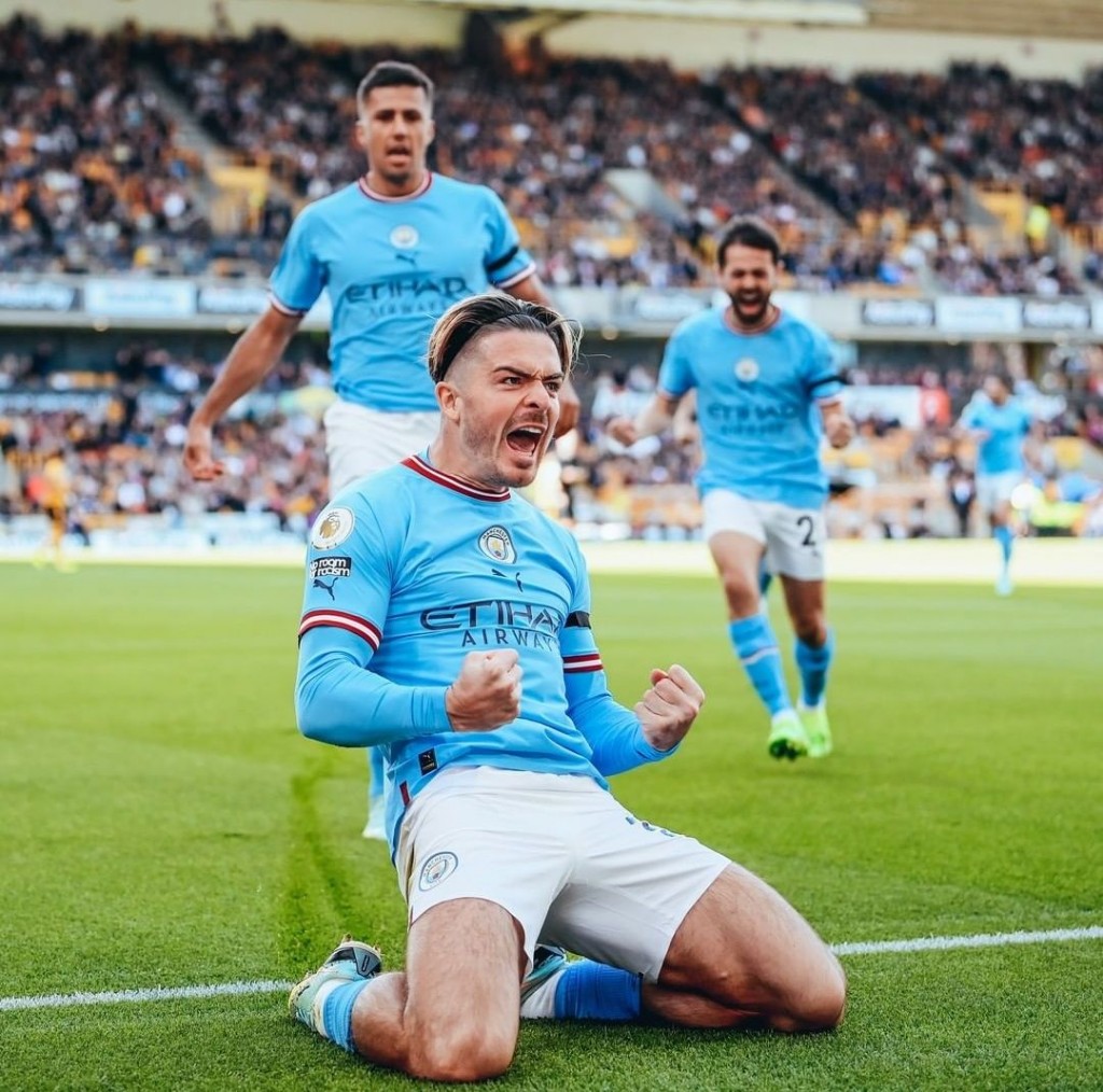 wolves away 2022 to 23 grealish goal