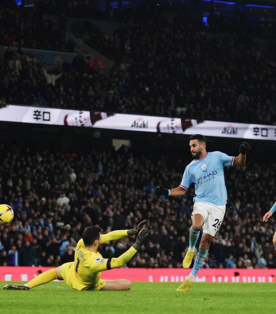 tottenham home 2022 to 23 mahrez 2nd goal