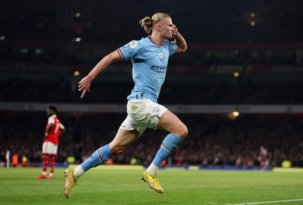 arsenal away 2022 to 23 haaland goal