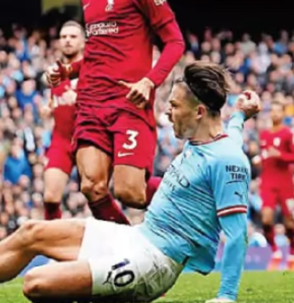 liverpool home 2022 to 23 grealish goal2