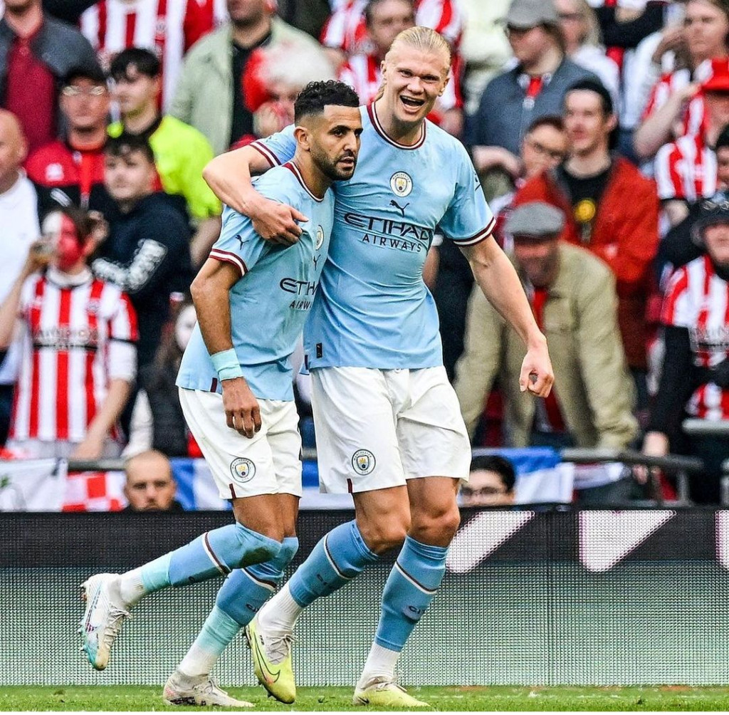 sheffield utd fa cup semi 2022 to 23 mahrez hattrick