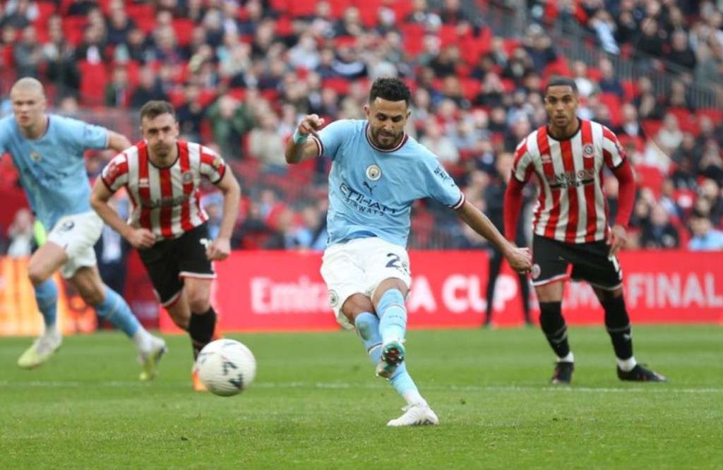 sheffield utd fa cup semi 2022 to 23 mahrez pen goal2