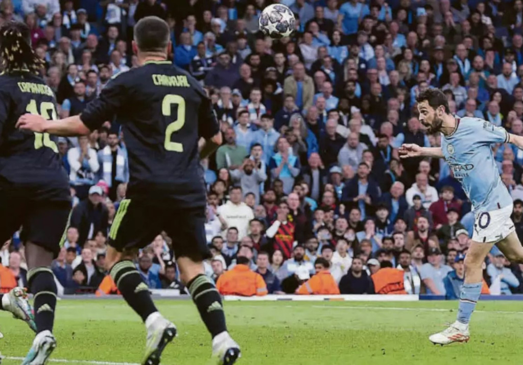 Real madrid home 2022 to 23 silva 2nd goal