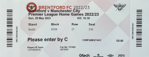 brentford away 2022 to 23 ticket