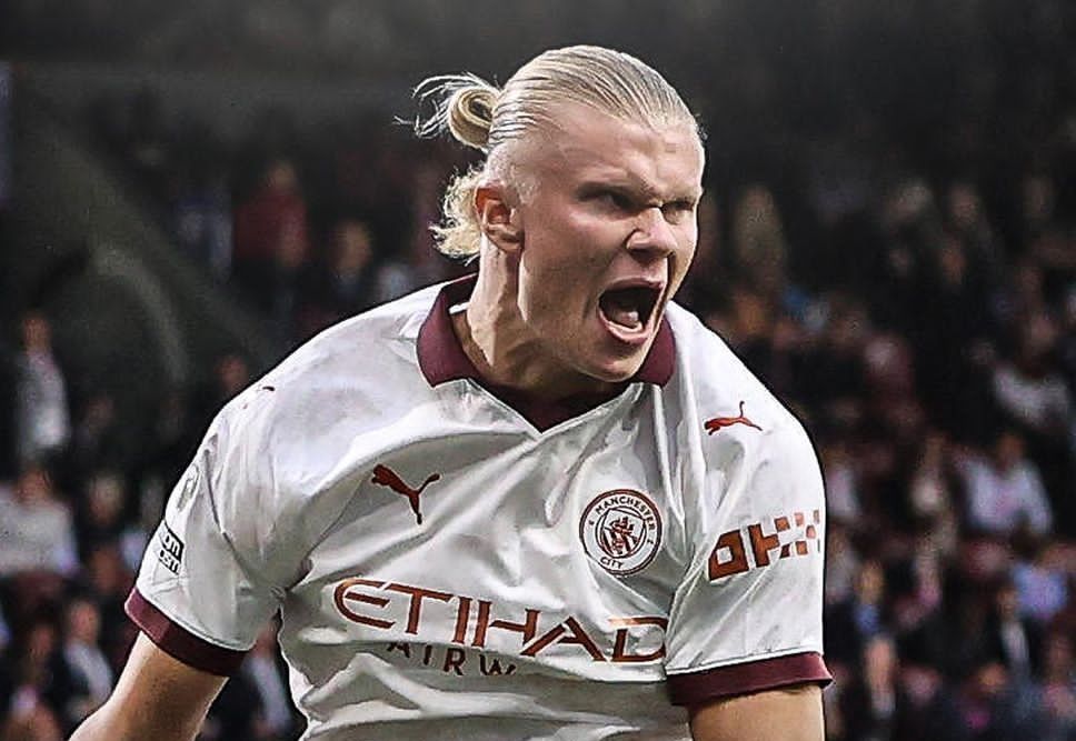 burnley away 2023 to 24 haaland goal celeb3