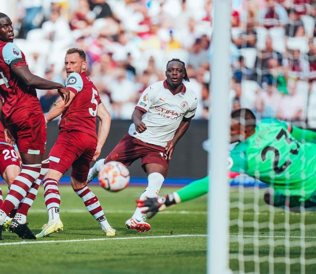 west ham away 2023 to 24 doku goal