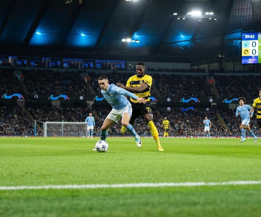 Young Boys home 2023 to 24 action