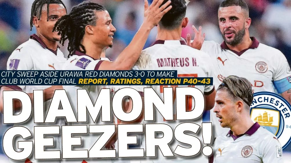 urawa diamonds world club cup 2023 to 24.MEN back page