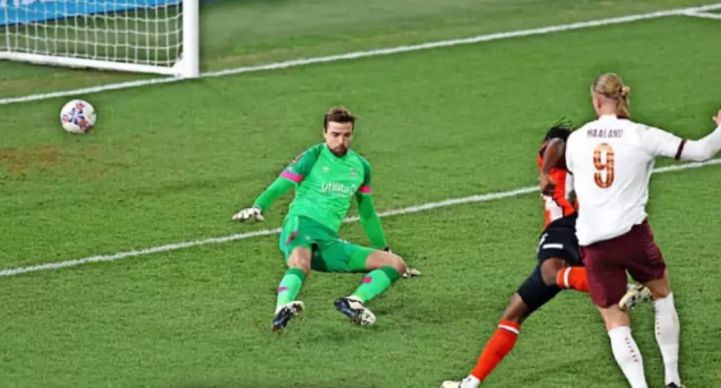 luton away 2023 to 24 haaland goal