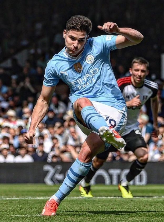 fulham away 2023 to 24 alvarez goal