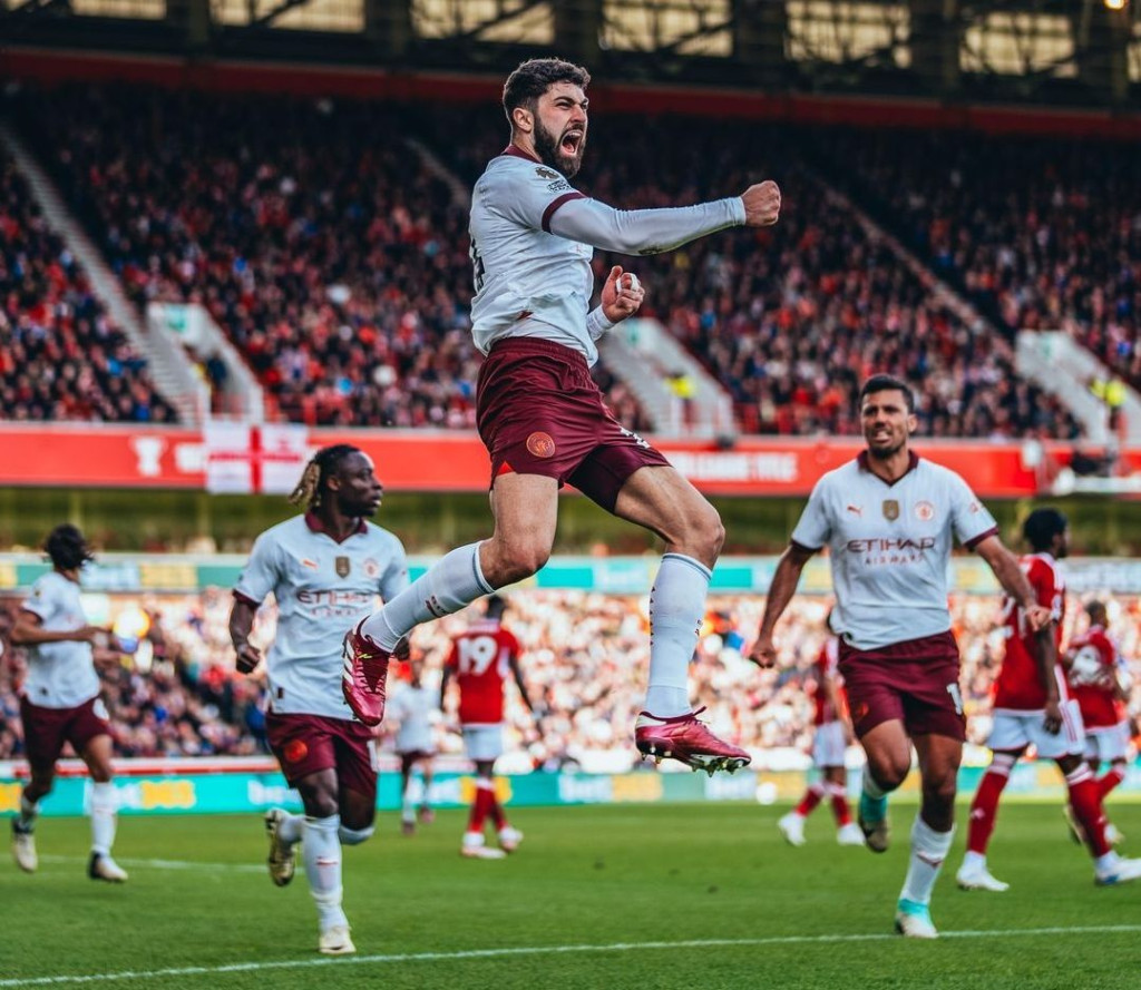 notts forest away 2023 to 24 gvardiol goal