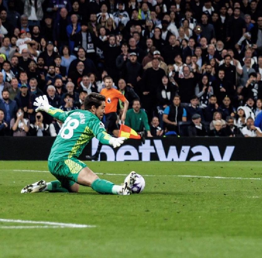 tottenham away 2023 to 24 ortega save